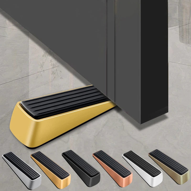 New Heavy Duty Door Stopper Adjustable Spring Loaded Wedge For Bottom Of Door Tall Non-Slip Door Stop For Home Office Dodgers Peaceful Pleasures Health and Wellness
