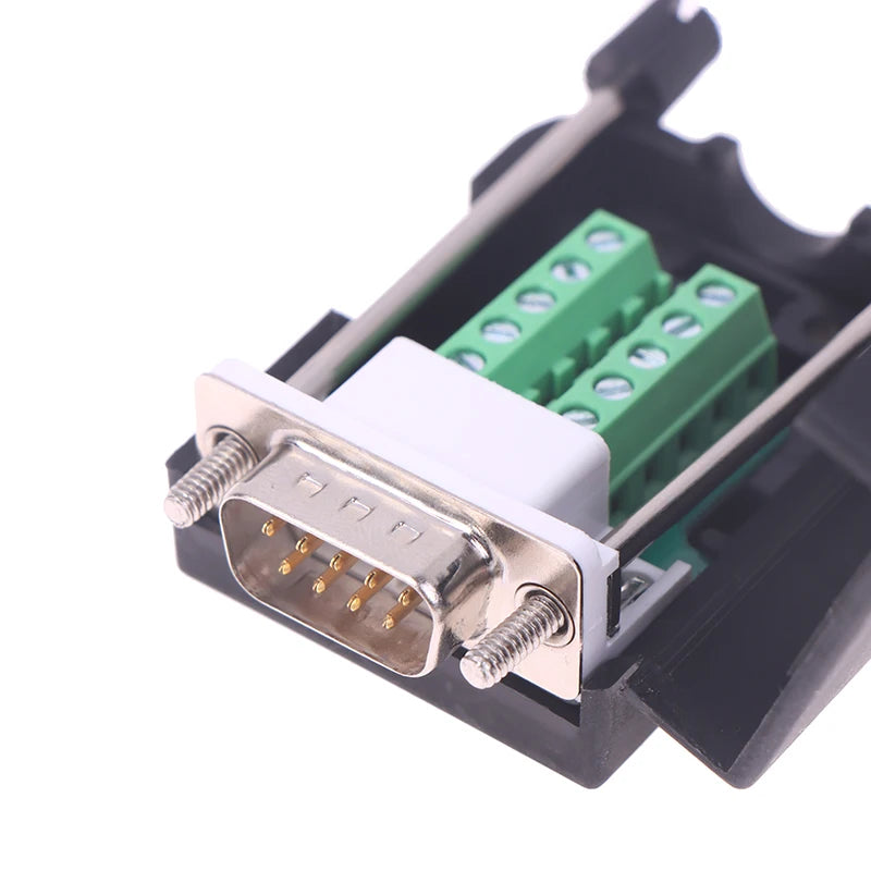 DB9 Serial Adapter RS232/485/422 Connector Male Female 9 Pin Breakout Terminal COM Connector 21-24 AWG Wire Solderless Peaceful Pleasures Health and Wellness