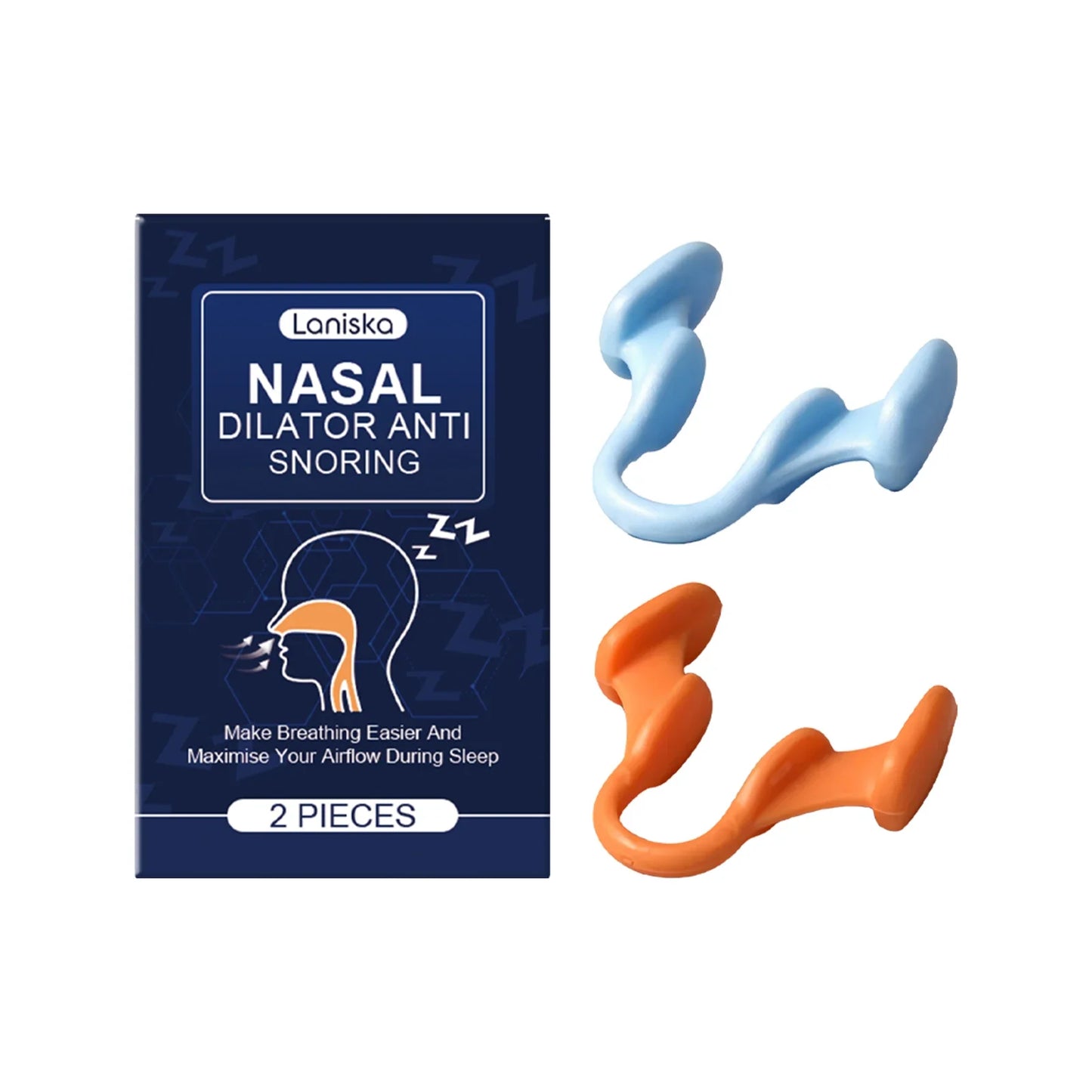 Laniska Nasal Dilator | Soft Breathing Aid for Better Sleep