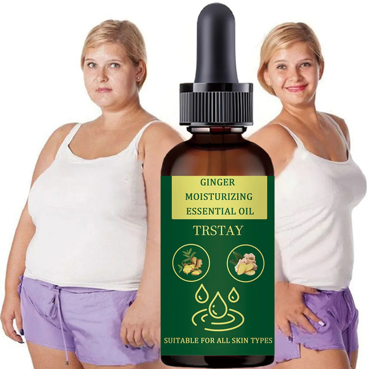 7Days Ginger Slimming Massage Oil – Body Toning & Firming
