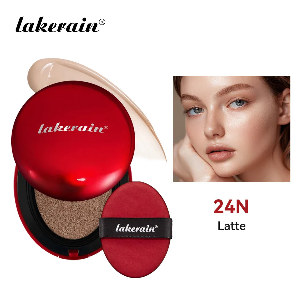 Lakerain Cushion Foundation – Full Coverage, SPF, 72H Wear