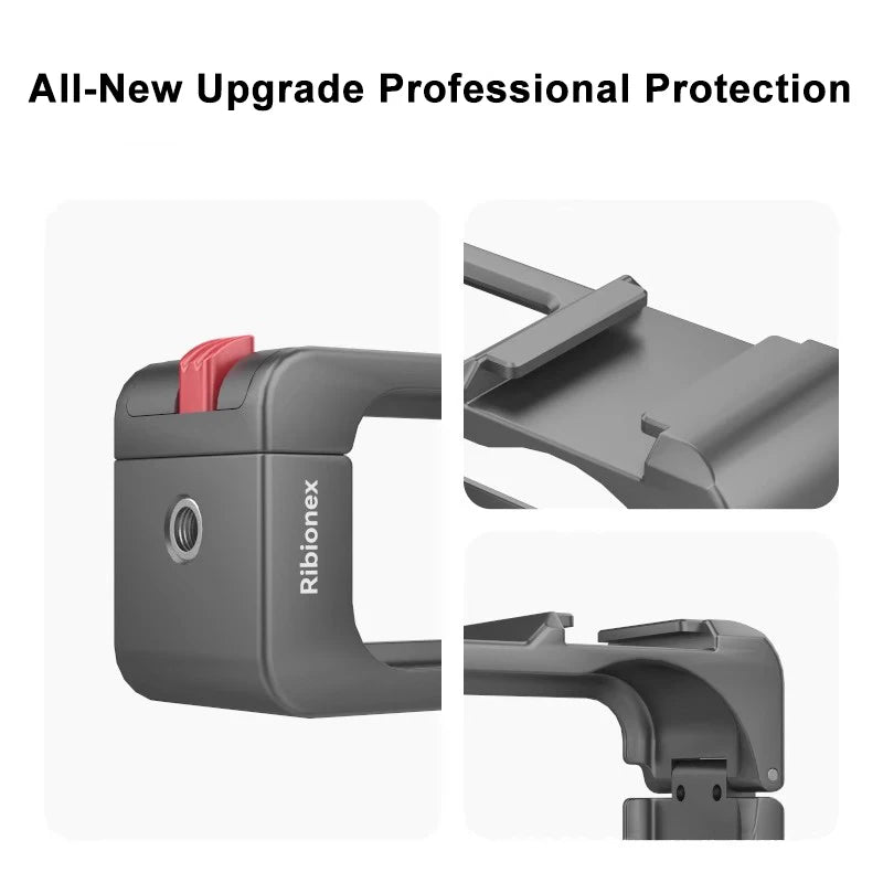 Aluminum Alloy Cage For DJI Osmo Nano Protective Cage Compatible For DJI Mic With 1/4"-20 Threaded Hole/For DJI/Cold Shoe Mount Peaceful Pleasures Health and Wellness