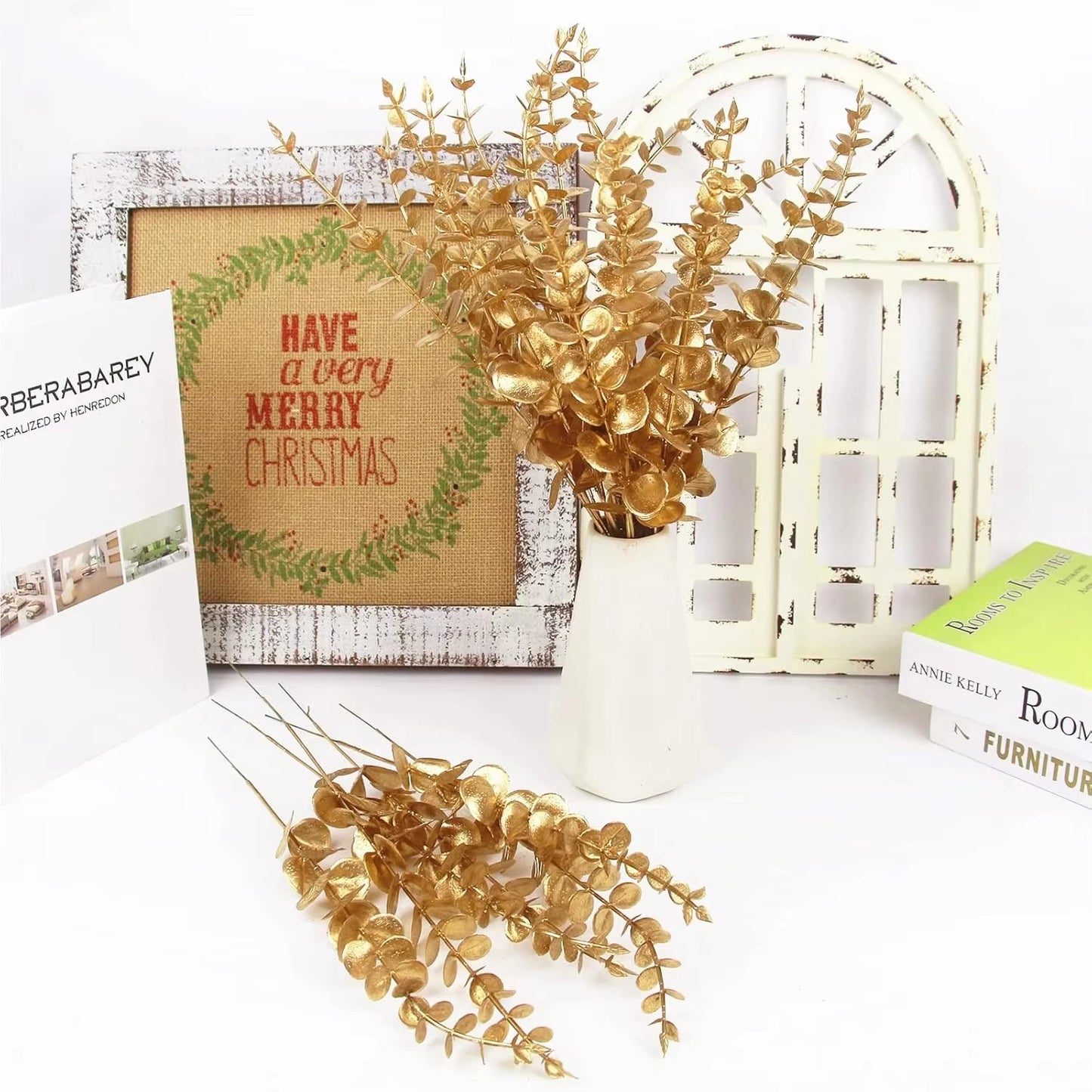 Artificial Eucalyptus Branches Faux Greenery – Wedding & Décor