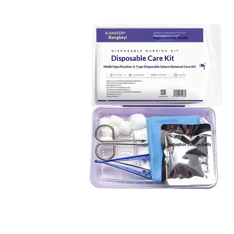Sterile Disposable Dressing Replacement Tool Kit, Debridement, Suturing, Disinfection, Wound Care Tool Kit Peaceful Pleasures Health and Wellness