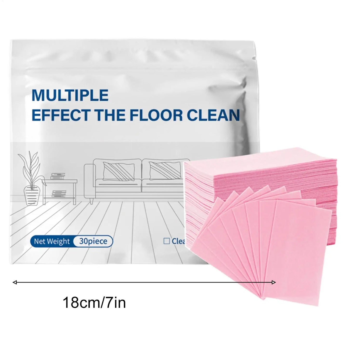 30-Pack Floor Cleaning Tablets – Hardwood, Tile & Laminate