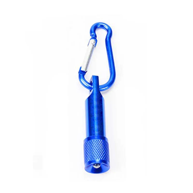 Mini LED Keychain Flashlight | Aluminum Carabiner Clip Torch