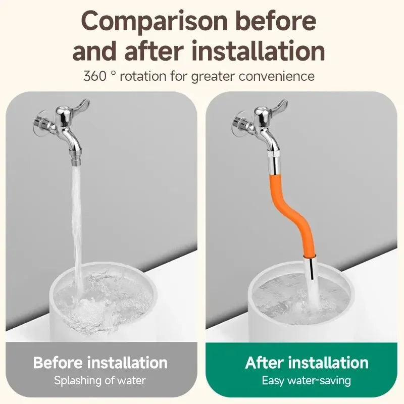 360° Flexible Faucet Extender – Universal Silicone Hose 20/50cm