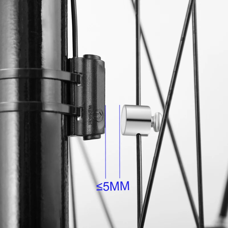 Bicycle Computer LED Digital Wired Cycling Computer Speedometer Touchscreen Bike Speed Odometer with Backlight Bike Accessories Peaceful Pleasures Health and Wellness