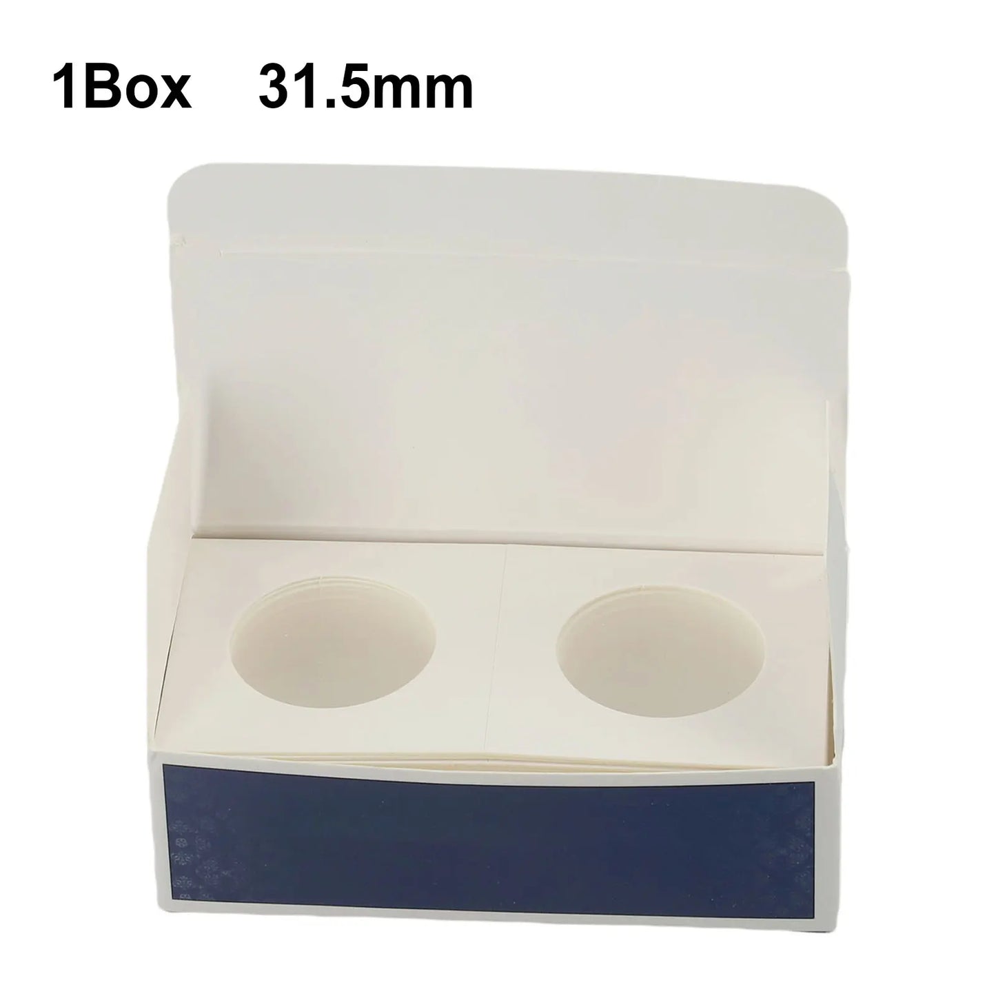 Coin Holders Stamp Holder Storage Box Case Square Cardboard Household