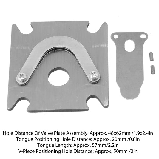 Air Compressor Valve Plate – 1/2.5/3/4P Cylinder Head Replacement Compressor Valve Plate Oasis Select