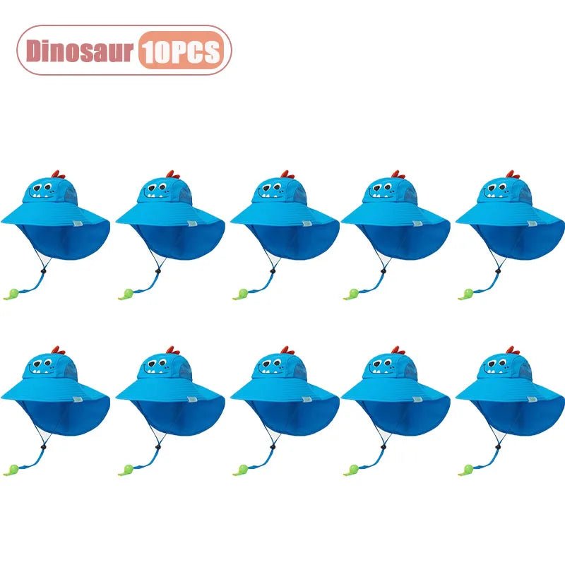 Kids Wide Brim UV Sun Hat | Boys & Girls Bucket Cap