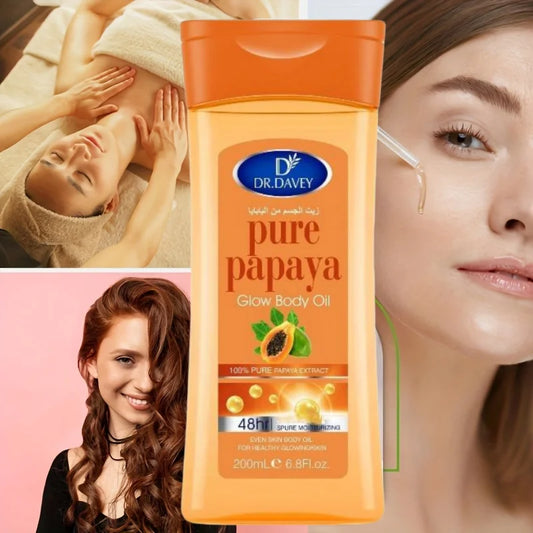 Papaya Body Oil Papaya Glow Body Oil Body Massage Essential Oil Skin Care Essential Oil Peaceful Pleasures Health and Wellness