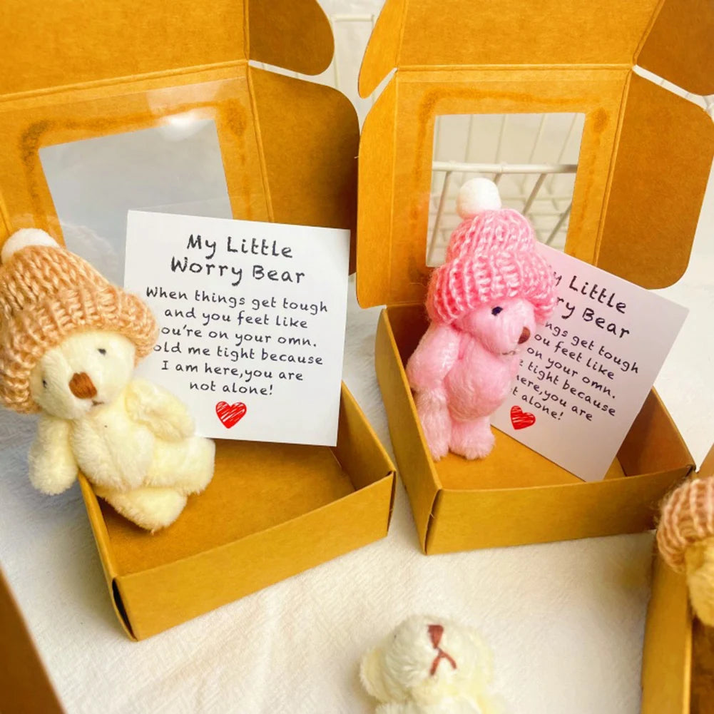 Mini Pocket Bear Hug in a Box | Handmade Plush Bear Gift Set