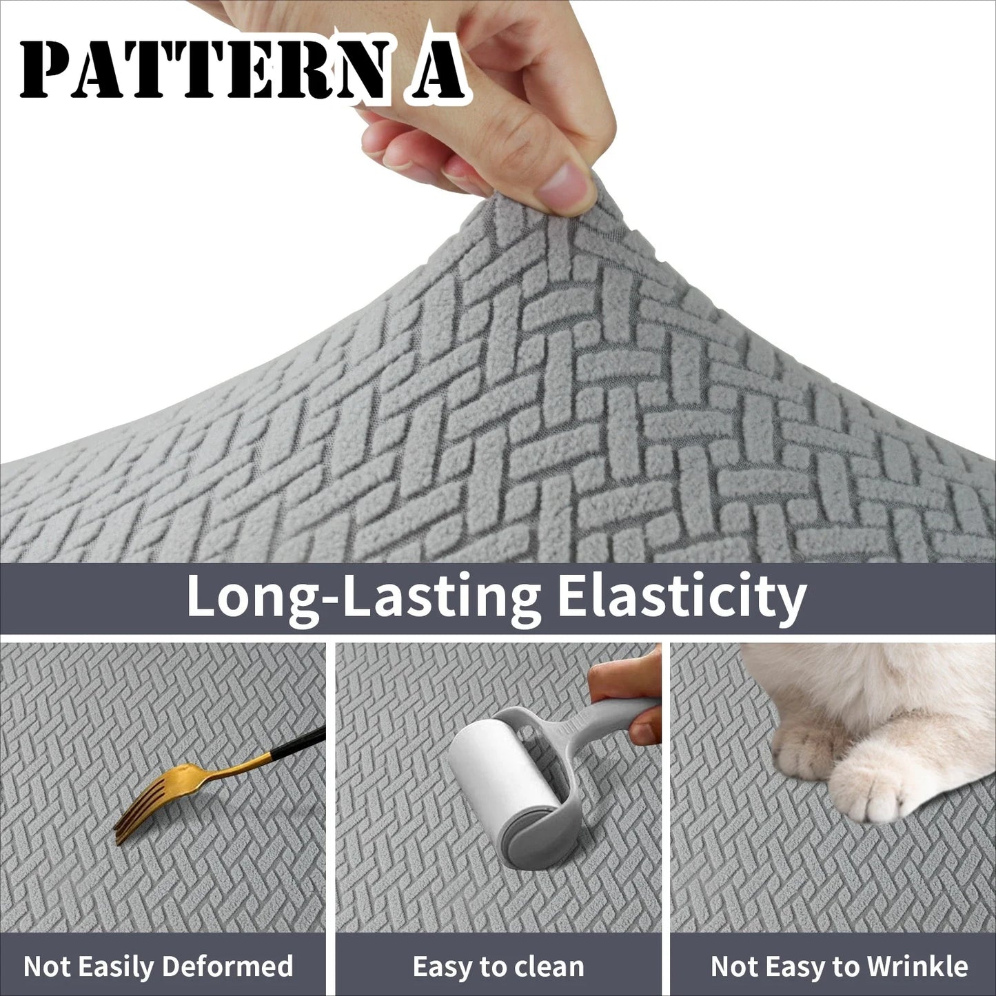 Jacquard Sofa Seat Cushion Slipcover Modern Sofa Cushion Cover Furniture Cushion Cover Chair Cushion Covers Furniture Replacemen Peaceful Pleasures Health and Wellness