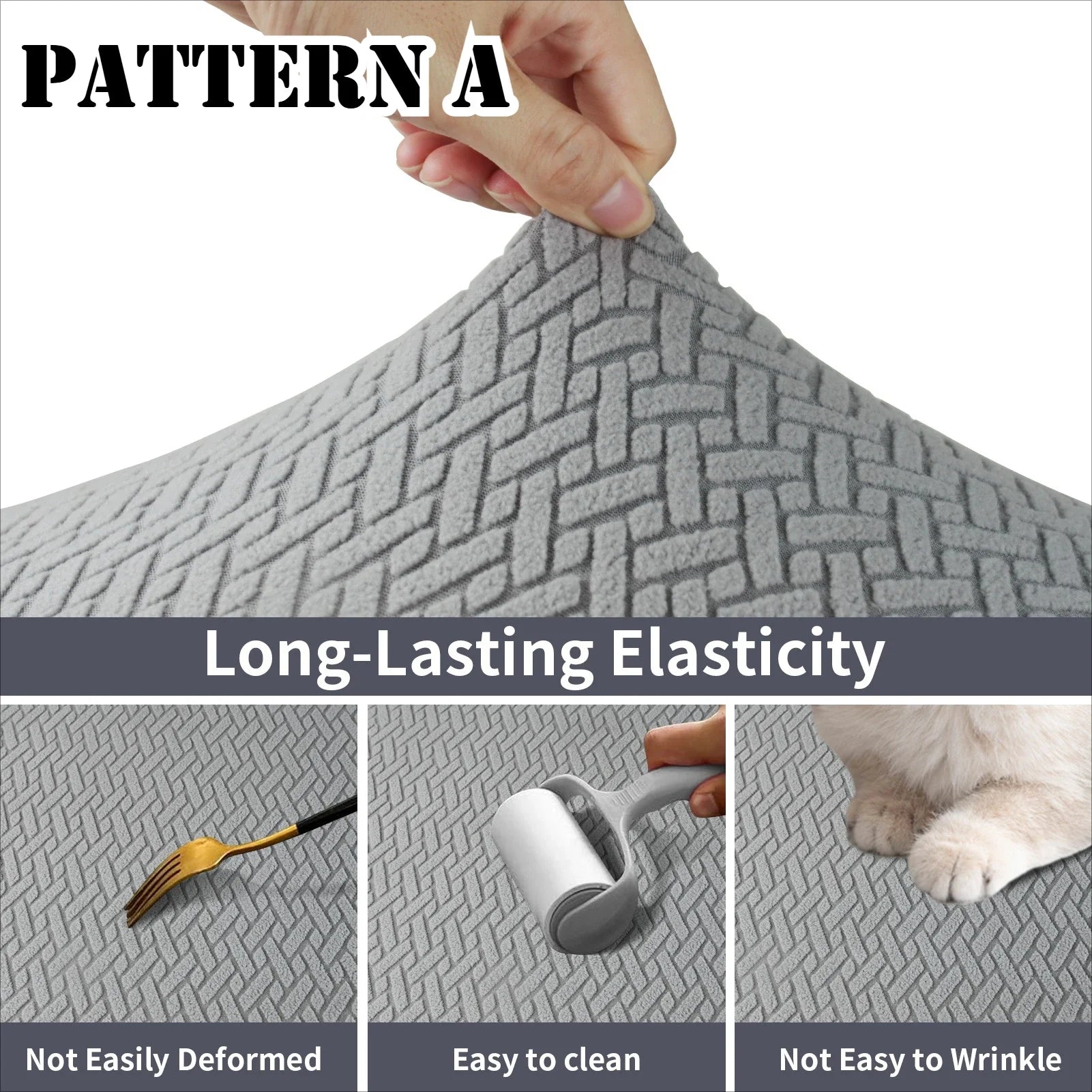 Jacquard Sofa Seat Cushion Slipcover Modern Sofa Cushion Cover Furniture Cushion Cover Chair Cushion Covers Furniture Replacemen Peaceful Pleasures Health and Wellness