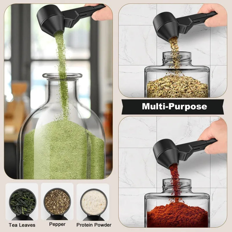 Coffee Sliding Spoon | Long Handle Large-Capacity Measuring Spoon Coffee Measuring Spoon Peaceful Pleasures Health and Wellness