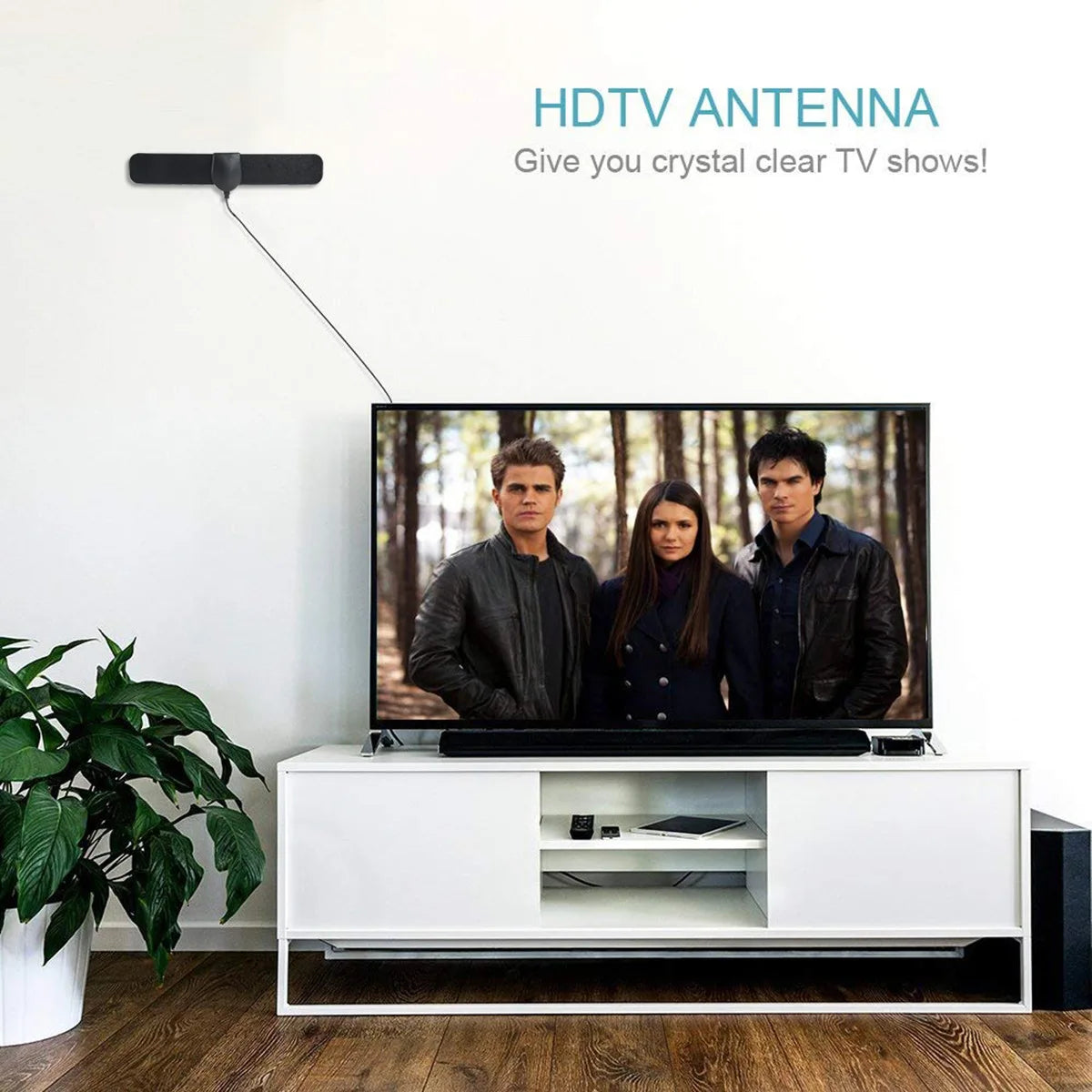 Indoor & Outdoor HDTV Antenna – Free-to-Air, 200-Mile Range