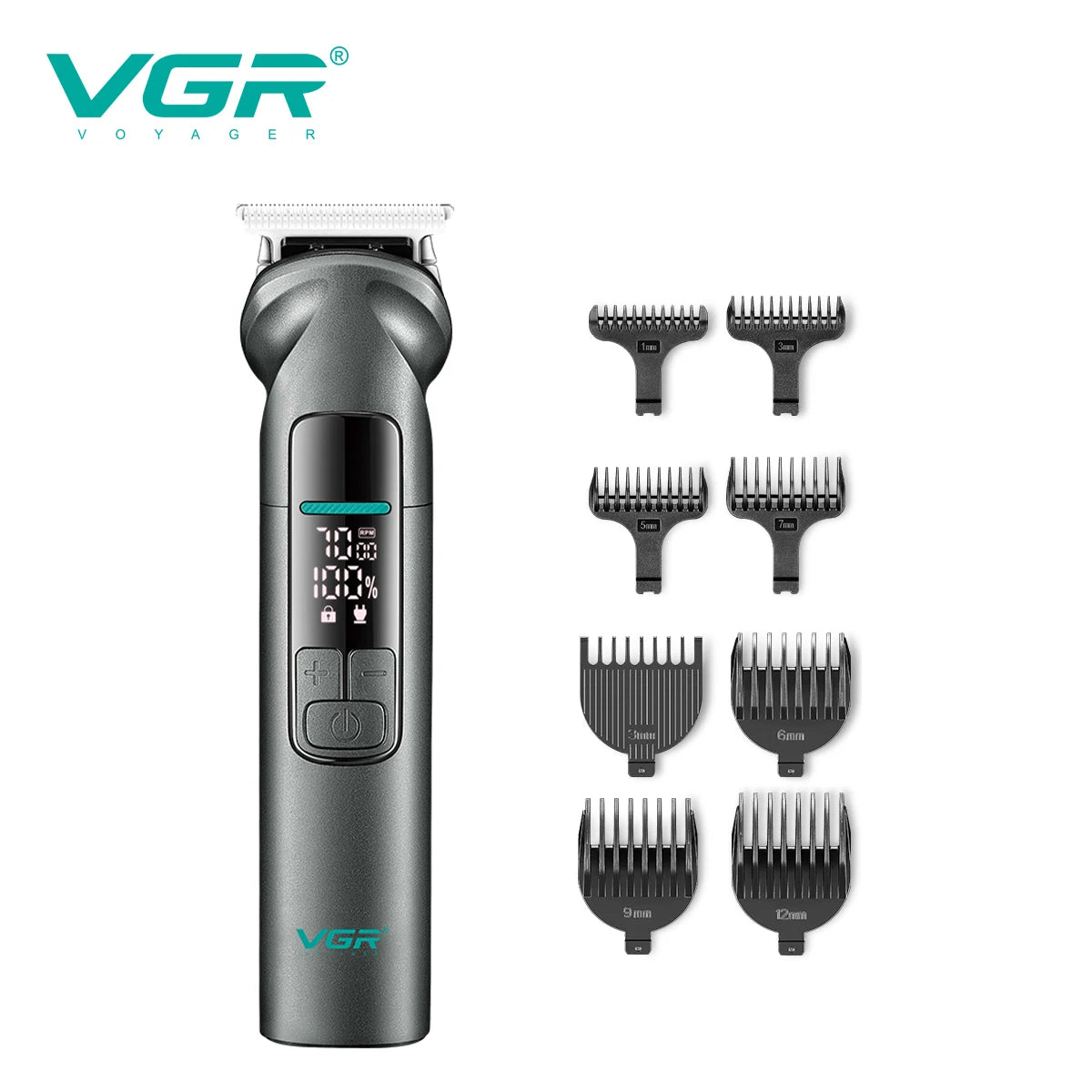 VGR 6-in-1 Multi functional Hair Trimming Set Men's Hair Clipper Shaver Ear and Nose Hair Private Hair Removal Device V-096 Peaceful Pleasures Health and Wellness