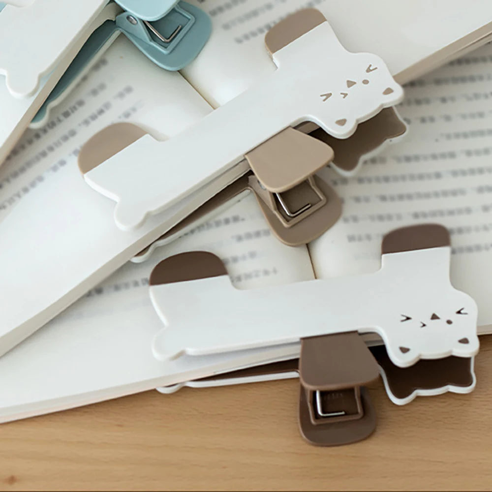 Cute Cat Book Holder Fixed Office Supplies Folder Student Stationery