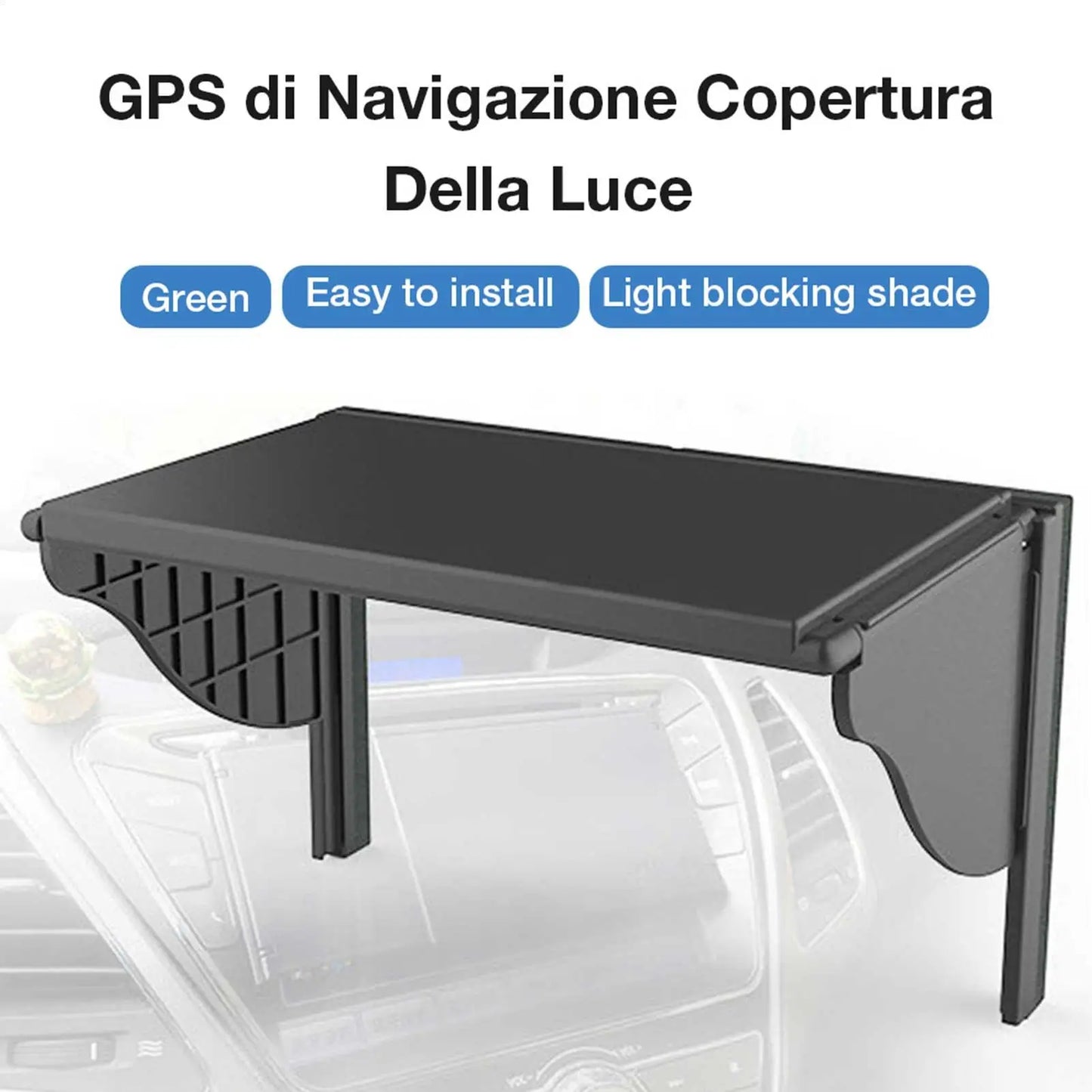Universal GPS Navigator Sun Shade Anti-Glare Visor 5.5–10"