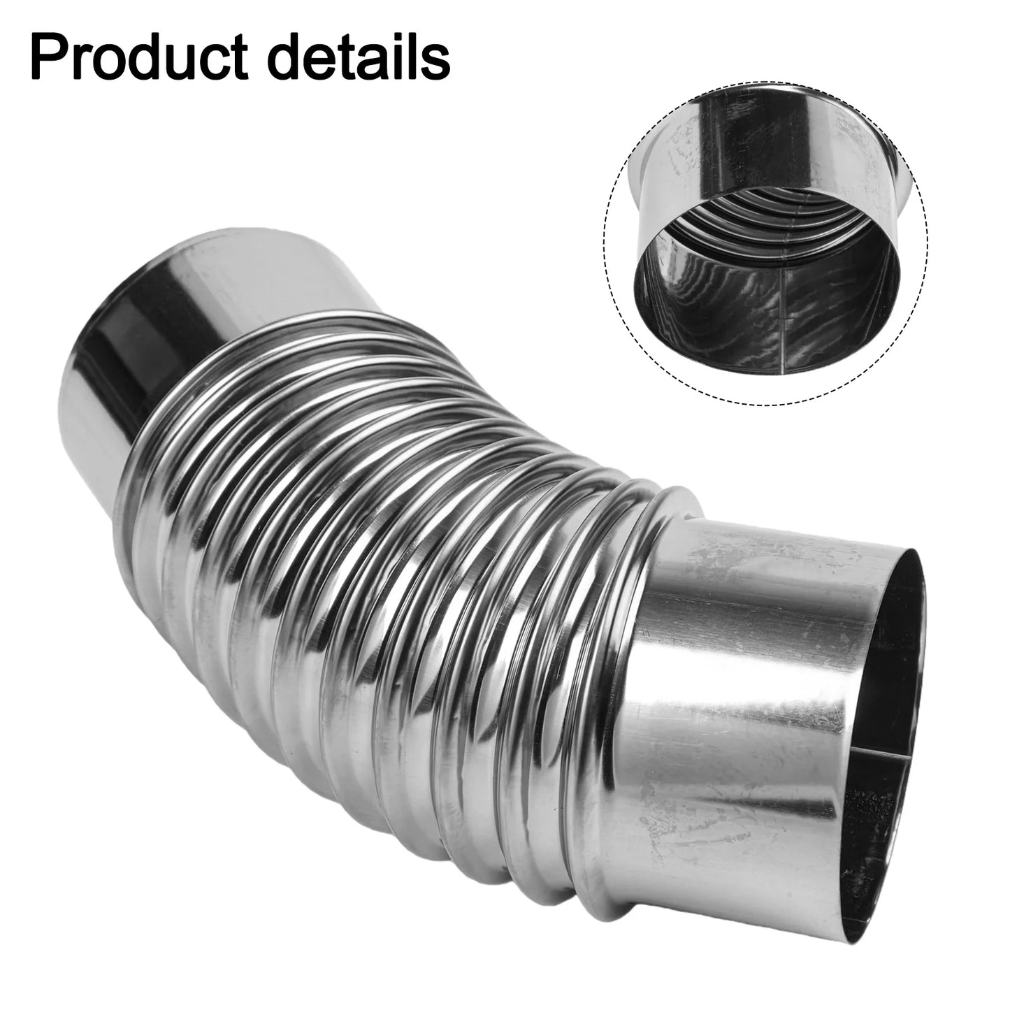 Stainless Steel 45 Degree Elbow Tube Chimney Insert Curved Multi Flue