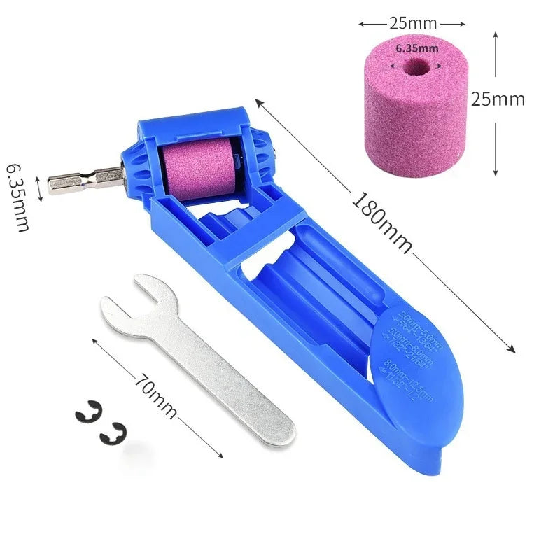 Drill Bit Sharpener 2- Portable Corundum Grinding Wheel Grinder