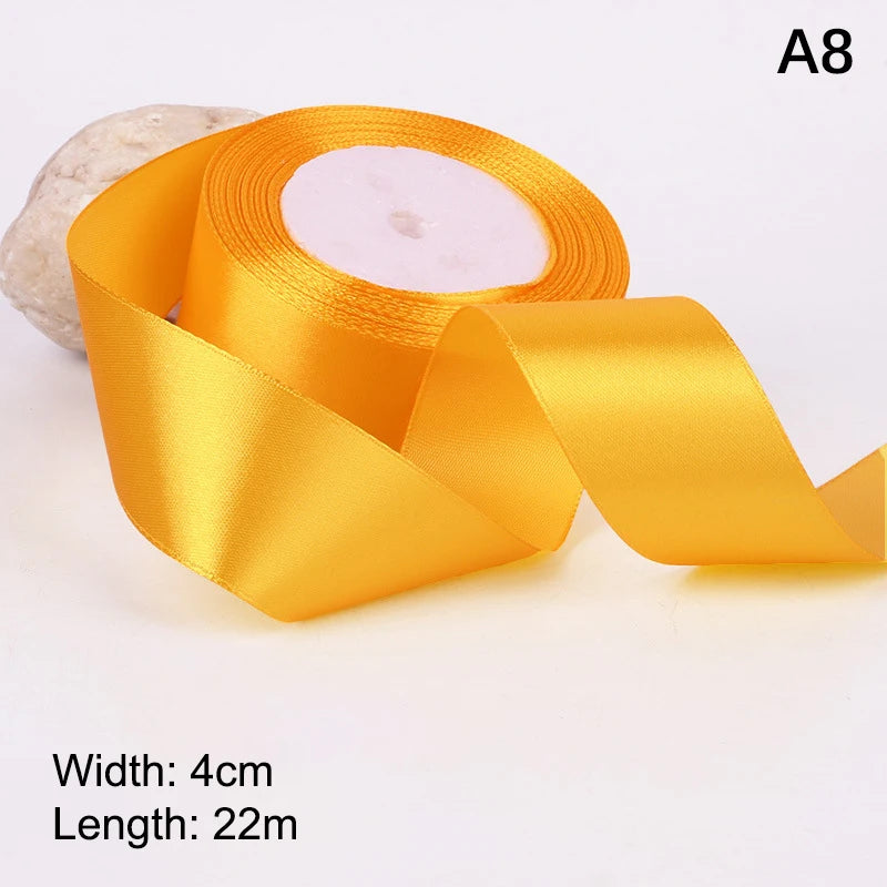 4cm Satin Ribbon Roll 25 Yards – Bows, Gifts & DIY Crafts