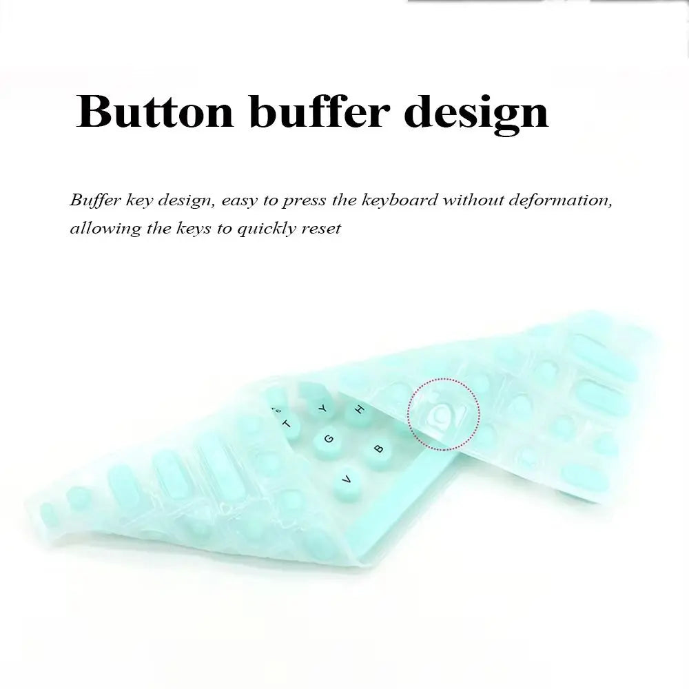 Silicone Laptop Keyboard Film Easy Typing Press Keyboard Membrane Convenient Protects Manicure Keyboard Protector Cover Peaceful Pleasures Health and Wellness