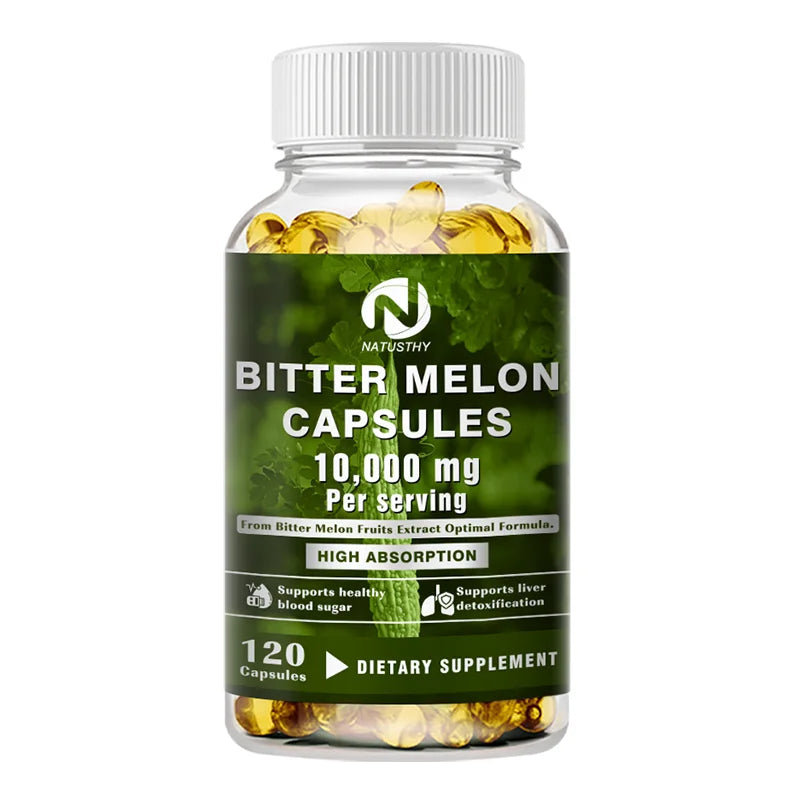 Bitter Melon Capsules 25:1 Extract | 120 Veggie Caps 10,000mg