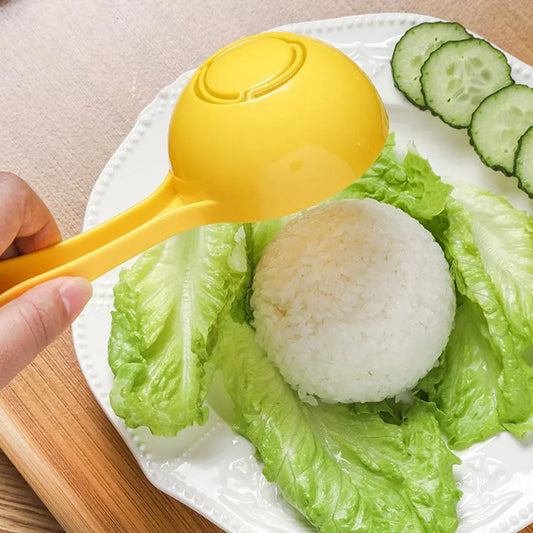 1/2pcs Large Capacity Pressable Non-Stick Rice Spoon for Rice Cooker Home Use Half-Circular Serving Spoon for Porridge And Rice Peaceful Pleasures Health and Wellness