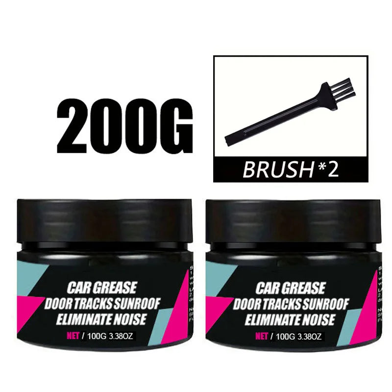 Car & Home Lubricant Grease Car Sunroof Track Lubricating Rubber Seal Repair Maintenance Lubrication Grease Polish Tools Peaceful Pleasures Health and Wellness 200G China Mainland