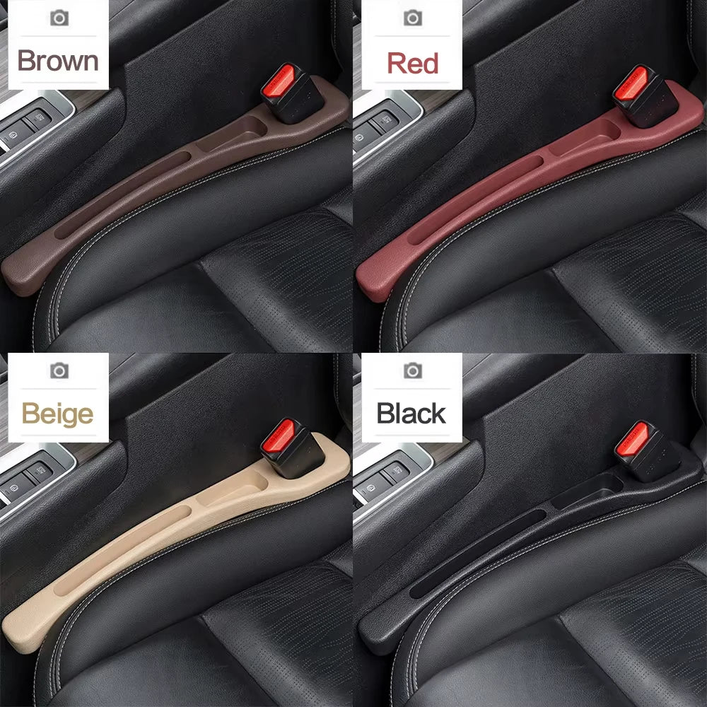 2PCS Car Seat Gap Filler Between Seats Console Organizer Seat Crevice Storage Box Bag Decoration Interior Auto Accessories Peaceful Pleasures Health and Wellness