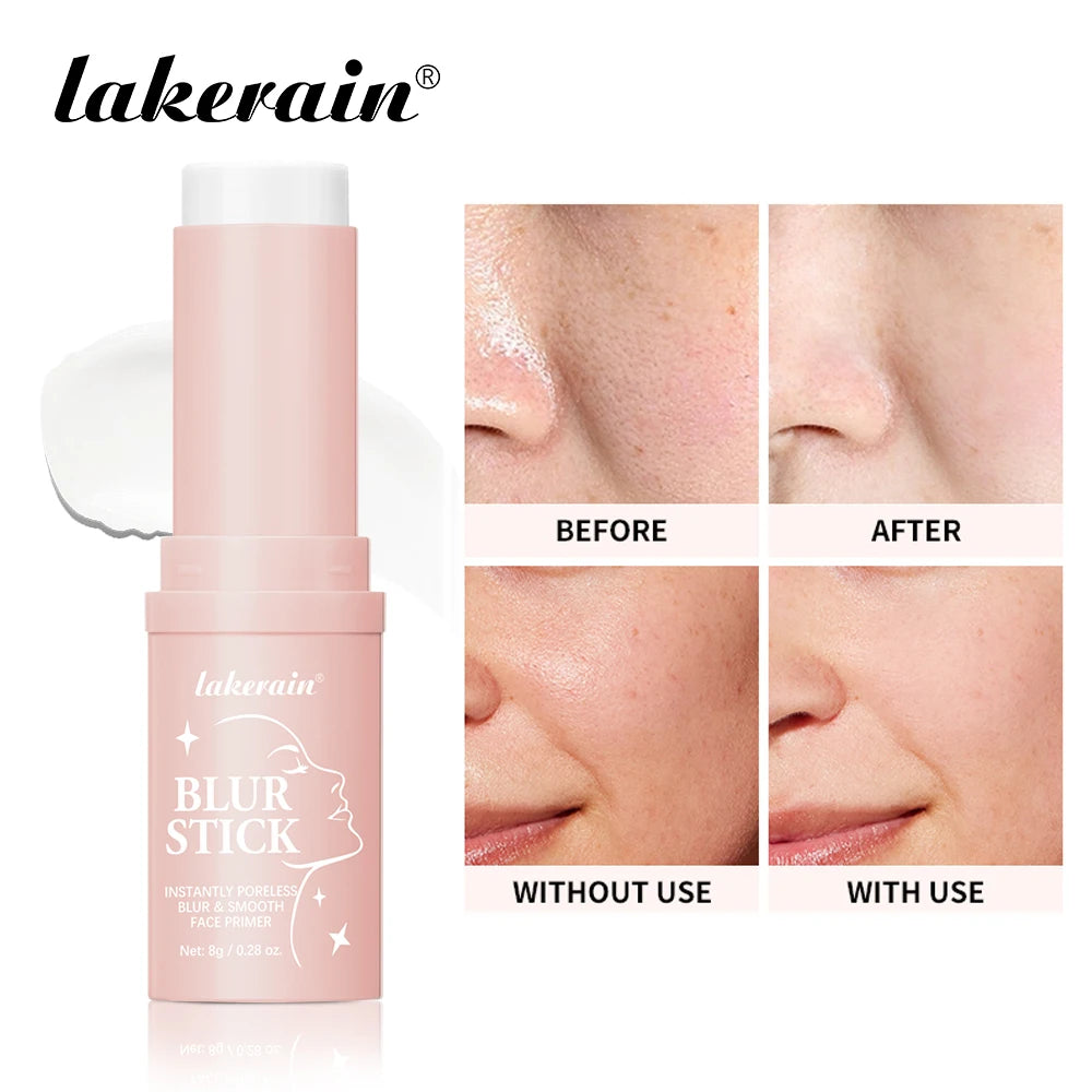 Blur Stick Invisible Pore Primer Waterproof Face Primer Makeup Base Oil-control Matte Smooth Fine Lines Isolation Barrier Primer Peaceful Pleasures Health and Wellness