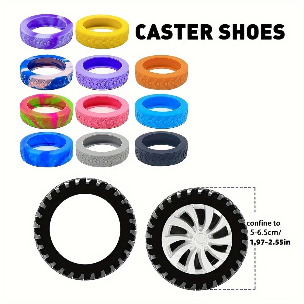 Upgraded Thickened Luggage Wheel Protection Repair Trailer Mute