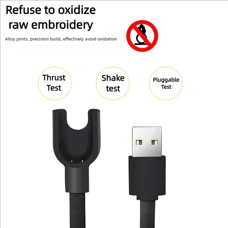 2 Pack for Mi Band 3 USB Smart Watch Charger Replacement Charger Cable Peaceful Pleasures Health and Wellness