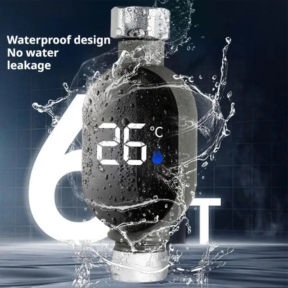 Universal Shower Head Water Temperature Meter Baby Children's Bath Thermostat Household Visual LED Faucet Thermometer Monitor Peaceful Pleasures Health and Wellness