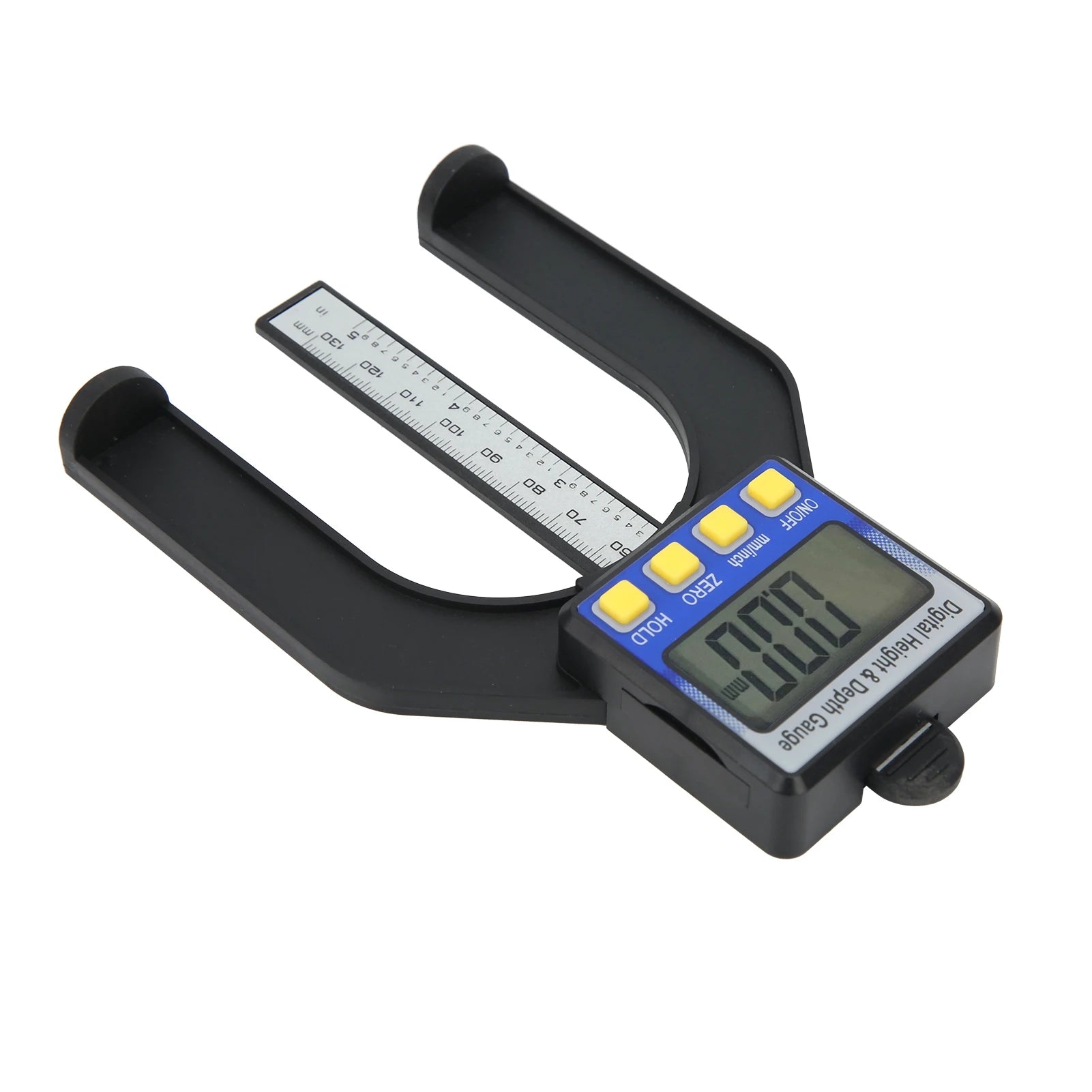 Electronic Height Depth Gauge Digital Display Woodworking Ruler Measure Tool 0‑80mm Height Depth Ruler Magnetic Depth Gage Peaceful Pleasures Health and Wellness