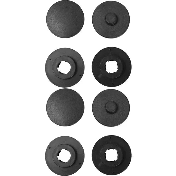 Car Floor Mat Double Layer Fixed Clips Set Fixer Accessories Tools Universal Arpet Fixing Clamps Buckle Anti-Skid Fixer Grips Peaceful Pleasures Health and Wellness 8pcs(2set)