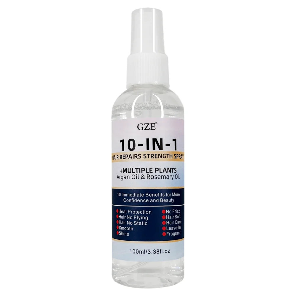 GZE 10-in-1 Leave-In Conditioner Spray | Argan & Rosemary Oil