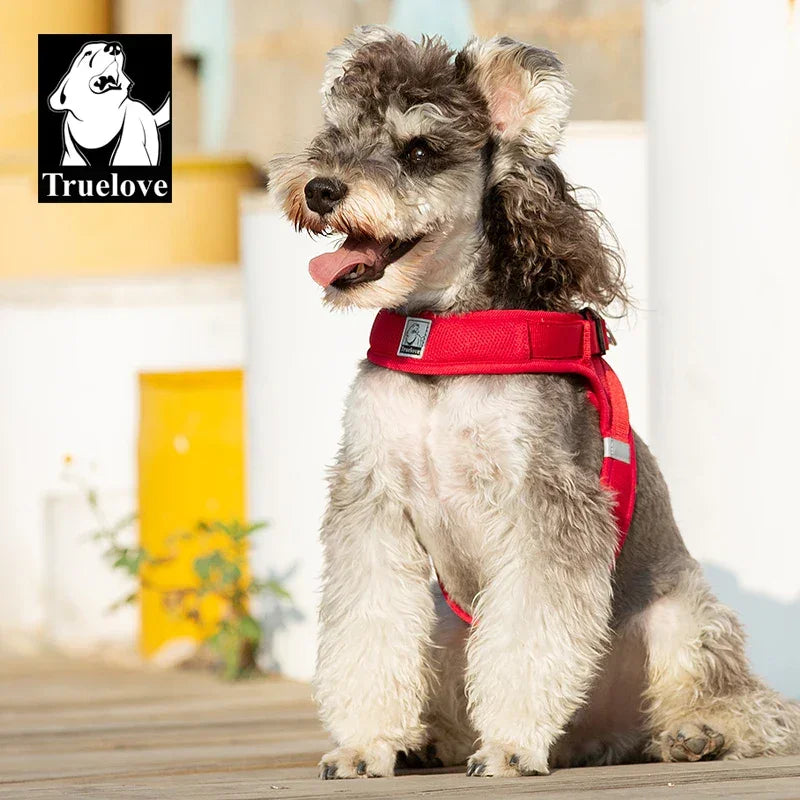 Truelove Easy to Take-on Dog Harness Soft Material Fashion Design Adjustable Reflective Pet Har TLH3013 TLH30131 Peaceful Pleasures Health and Wellness