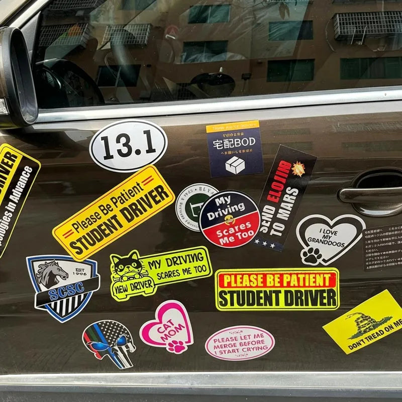 Custom Magnetic Reflective Vinyl Stickers | Car & Business Decals