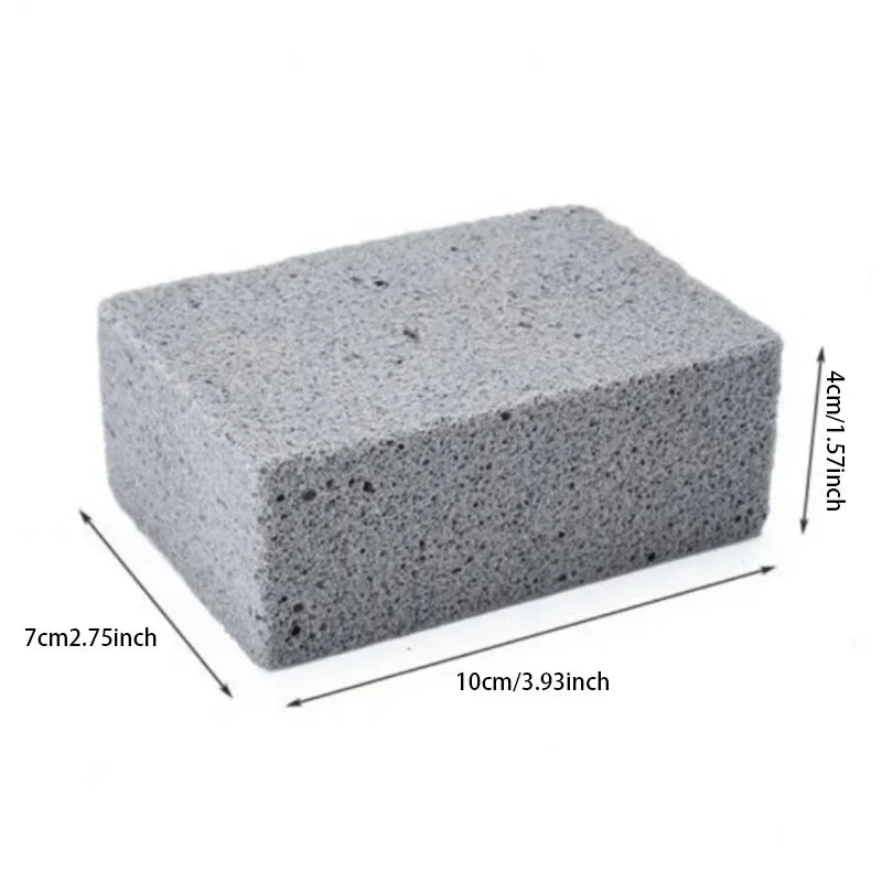1pc BBQ Grill Cleaning Brush Brick Block Barbecue Cleaning Stone Pumice Brick For Barbecue Rack Outdoor Kitchen BBQ Tools Peaceful Pleasures Health and Wellness 1 Pcs