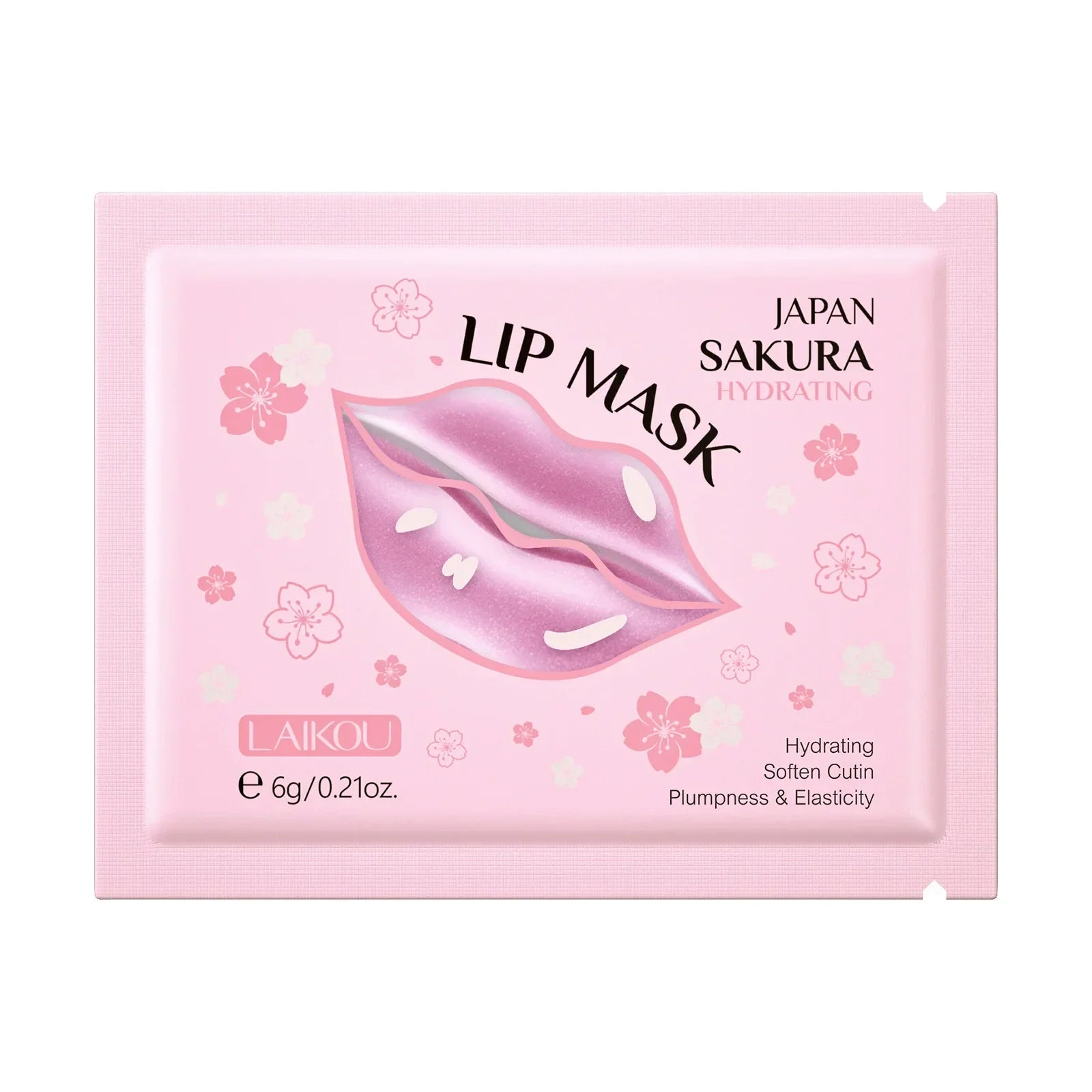 LAIKOU Lip Mask Gel Patches – Moisturizing, Hydrating & Lip Line Repair Peaceful Pleasures Health and Wellness 5pcs