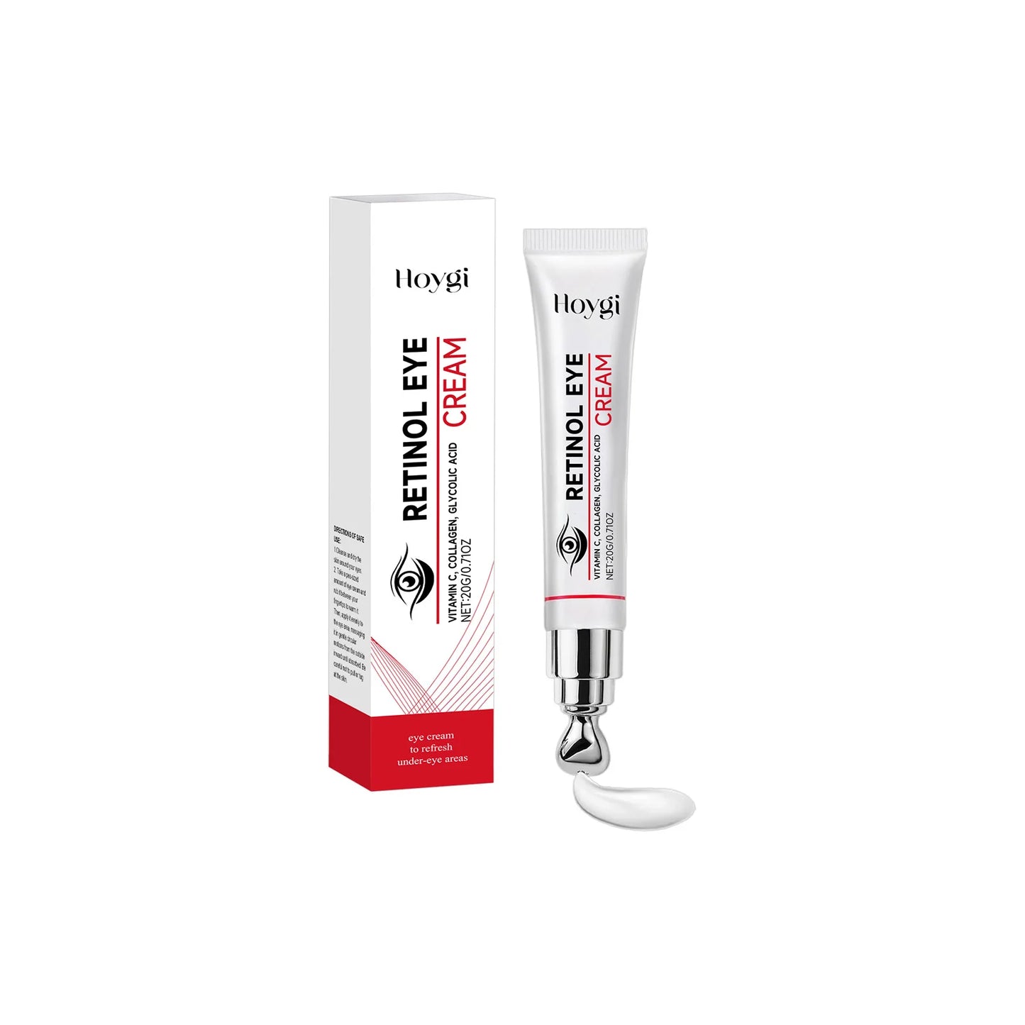 Retinol Eye Cream Tightening Eye Skin Anti Dark Circles Eyes Bags Remover Anti Puffiness Moisturizing Nourish Lifting Eye Cream Peaceful Pleasures Health and Wellness 20g boxed