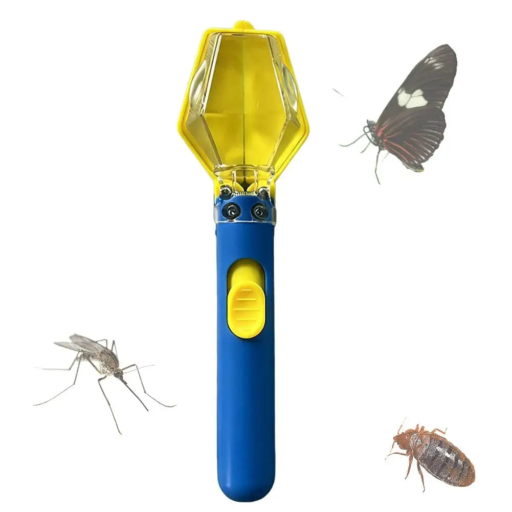 Portable Insect Catcher With Magnifying Outdoor Exploration Display Observer Box Multifunctional Kids Bug Catcher Insect Trap Peaceful Pleasures Health and Wellness Blue