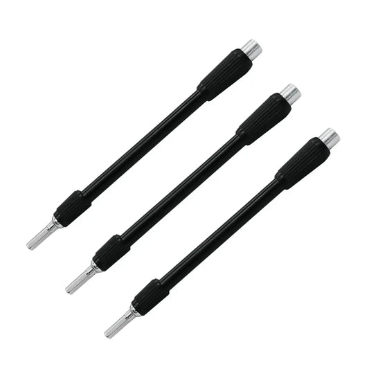 3Pcs 129Mm Drill Bit Extension Shaft Flexible Plastic Shaft for Hard-to-Reach Screws Compatible with Manual Wrench Power Tools Peaceful Pleasures Health and Wellness Default Title