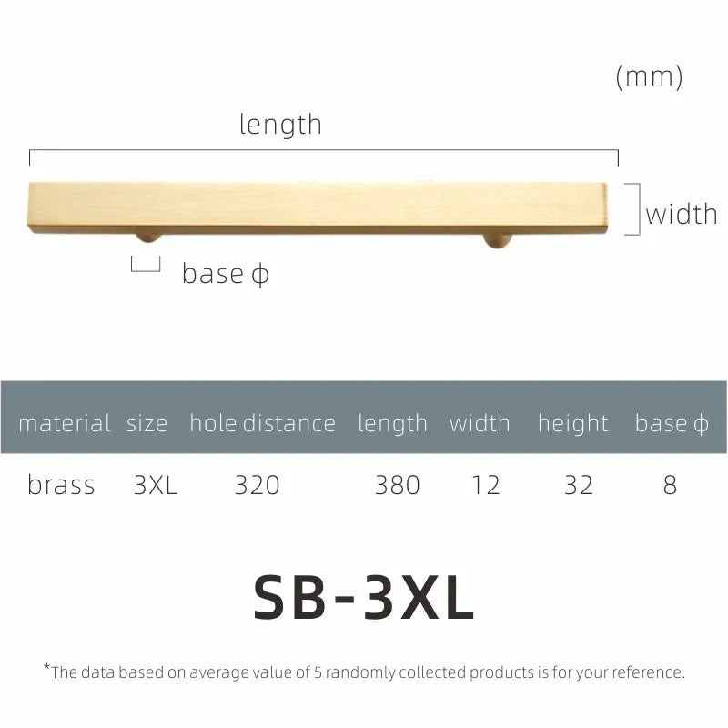 Brass Cabinet Pulls & Knobs – Modern Square Drawer Handles