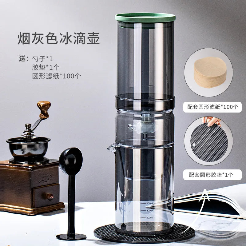 Ice Drip Cold Brew Coffee & Tea Pot | Borosilicate Glass