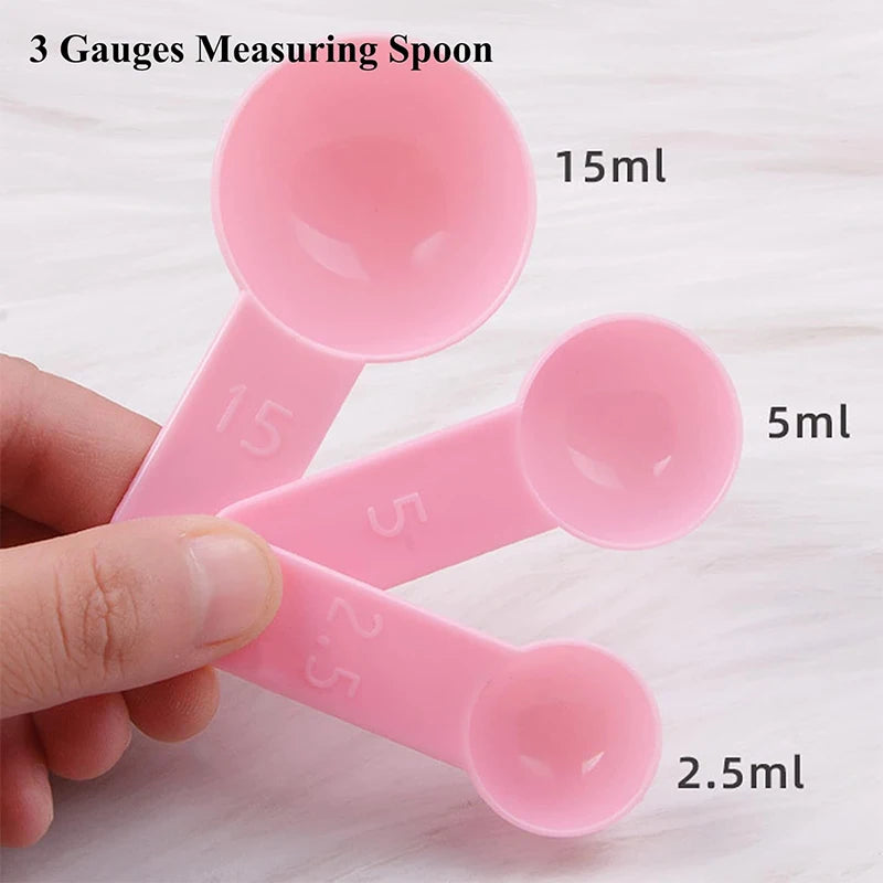Mask Bowl and Stick Set, 9 Pieces DIY Tools Kit, Bowl, Lid, Brush, Stick, Spray Bottle, Soaking Bottle, Make Mask Easier Peaceful Pleasures Health and Wellness
