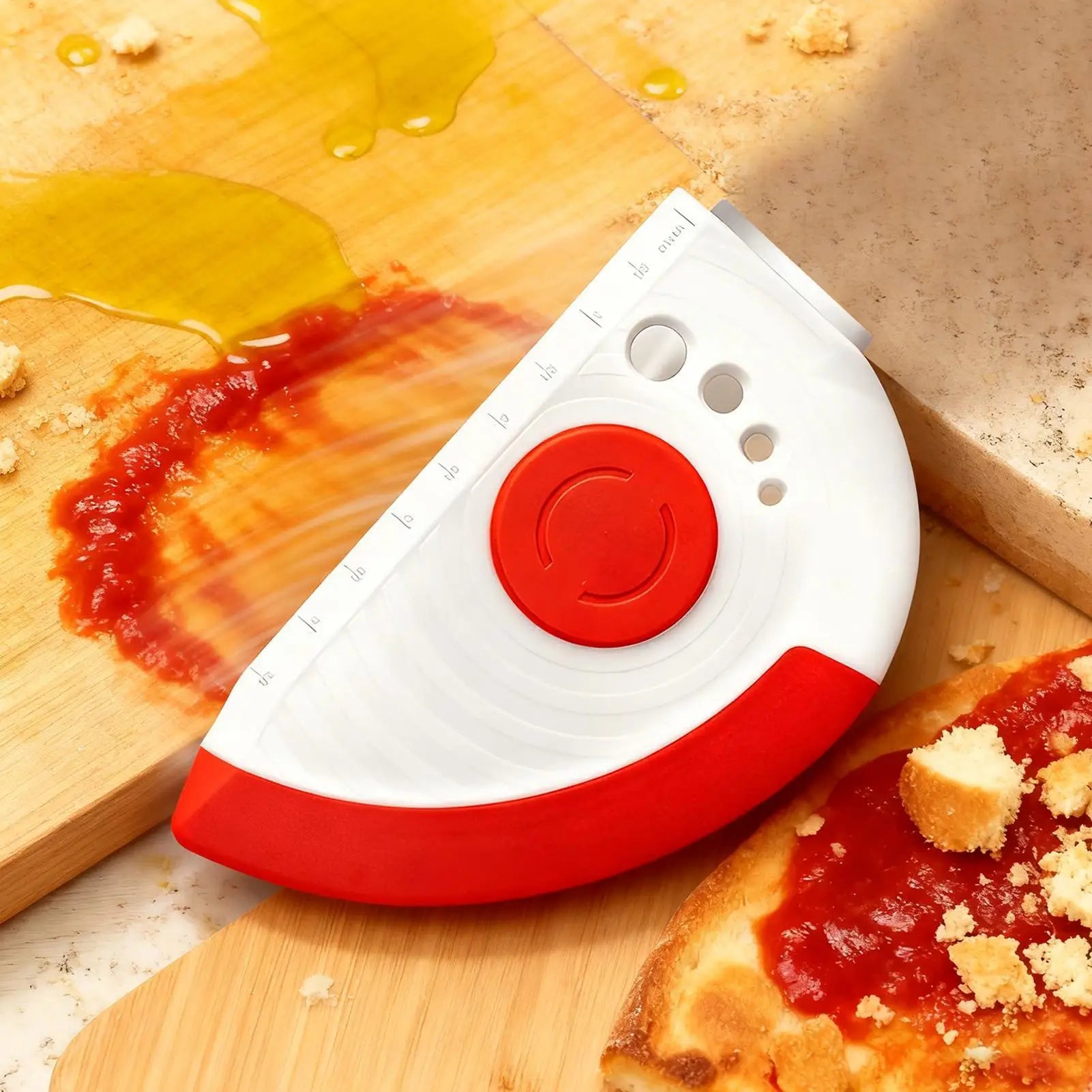 5-in-1 Dough Scraper Bowl Cooking Spatula Silicone Bowl Scraper for Household Kitchen Bread Dinning Dough Pastry Pizza Cake Peaceful Pleasures Health and Wellness